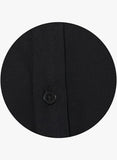 Black Solid Slim Fit Formal Shirt
