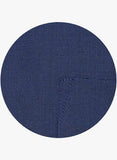 Navy Blue Textured Slim Fit Formal Shirt