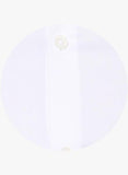 White Solid Slim Fit Formal Shirt